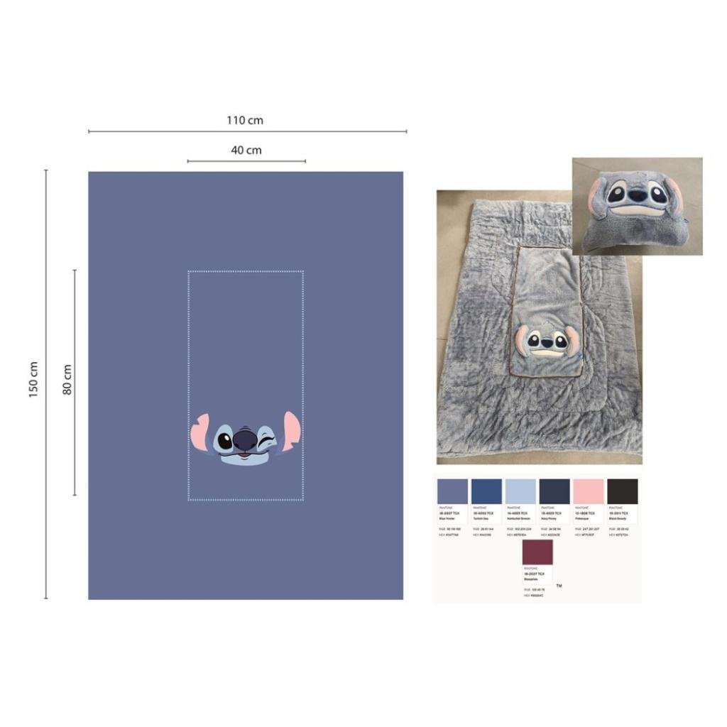 LILO & STITCH - Stitch - Couverture Coussin