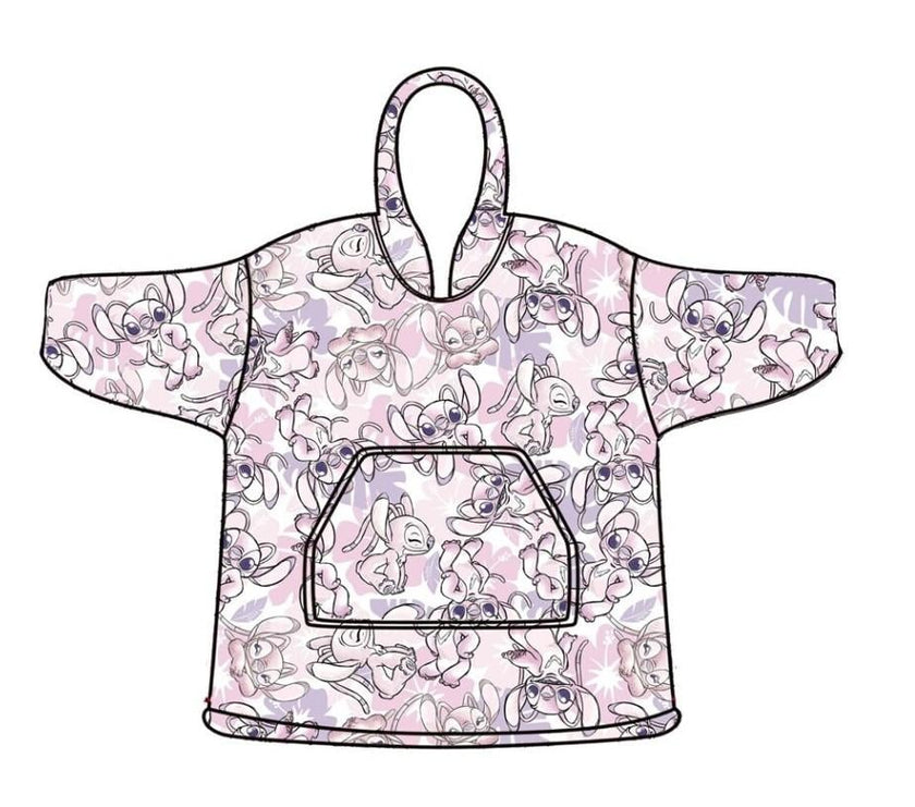LILO & STITCH - Angel - Sweat Poncho - Taille Adulte