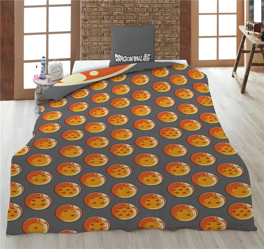 DRAGON BALL Z - Goku & Vegeta - Parure de lit 140x200cm + 65x65cm