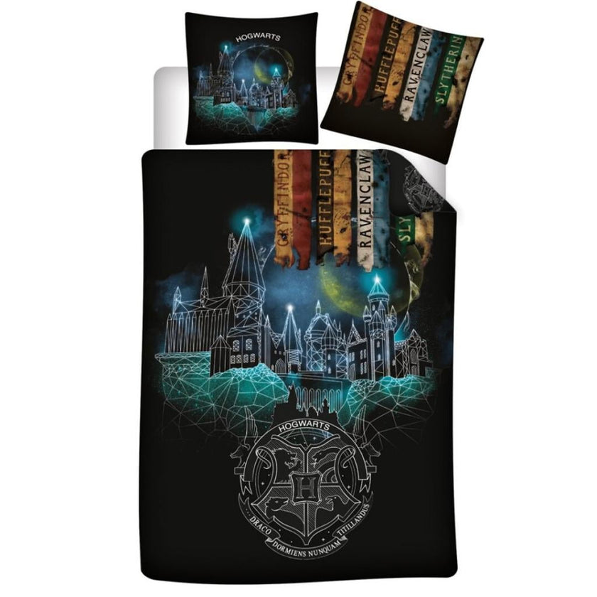 HARRY POTTER - Poudlard - Parure de lit 140x200cm - '100% microfibre'