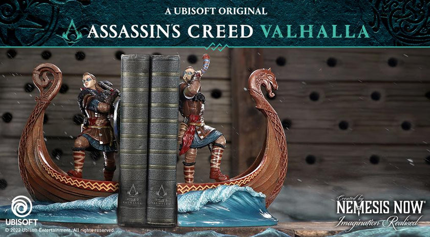 ASSASSIN'S CREED VALHALLA - Eivor - Serre-Livres 21cm