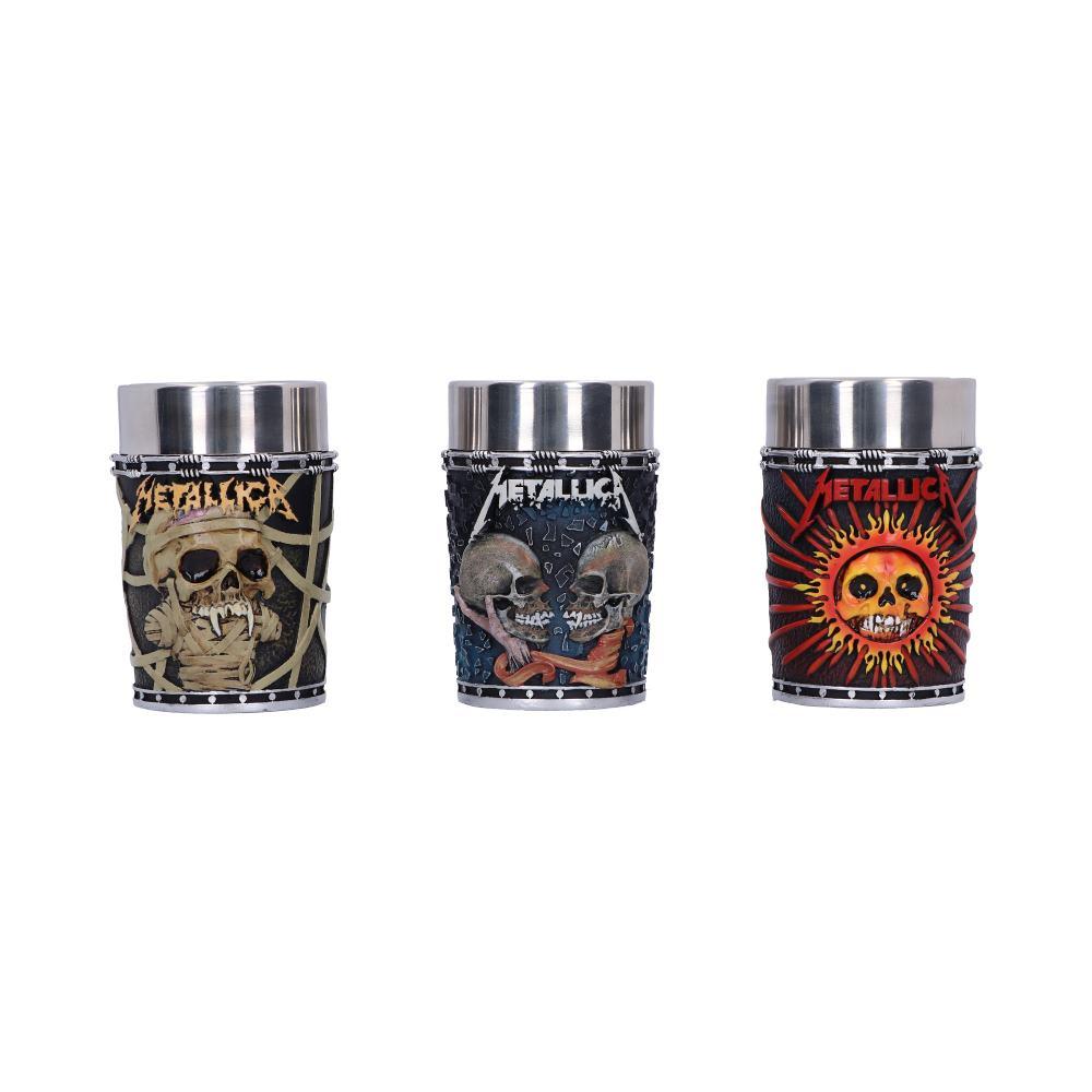 METALLICA - Pushead Art - Set de 3 verres à shots 8.5cm