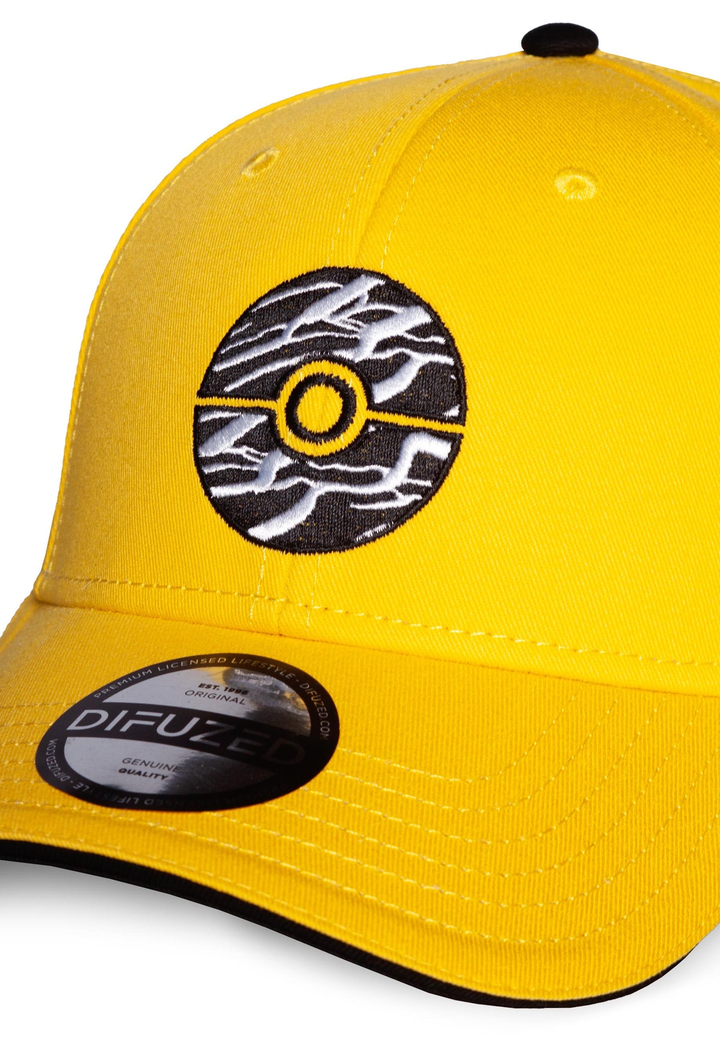 POKEMON - Pokeball Jaune - Casquette ajustable