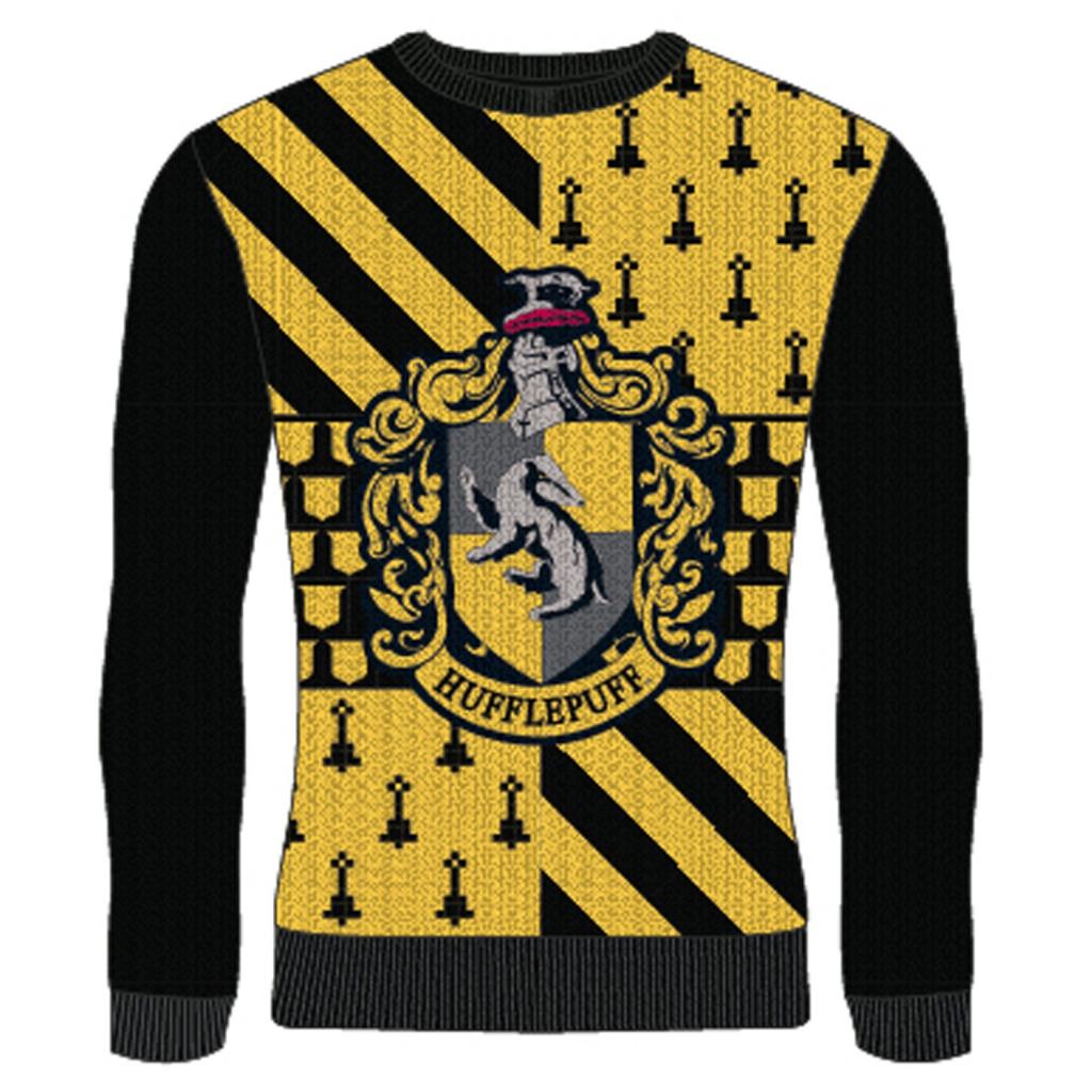 HARRY POTTER - Hufflepuff - Pull de Noël (M)