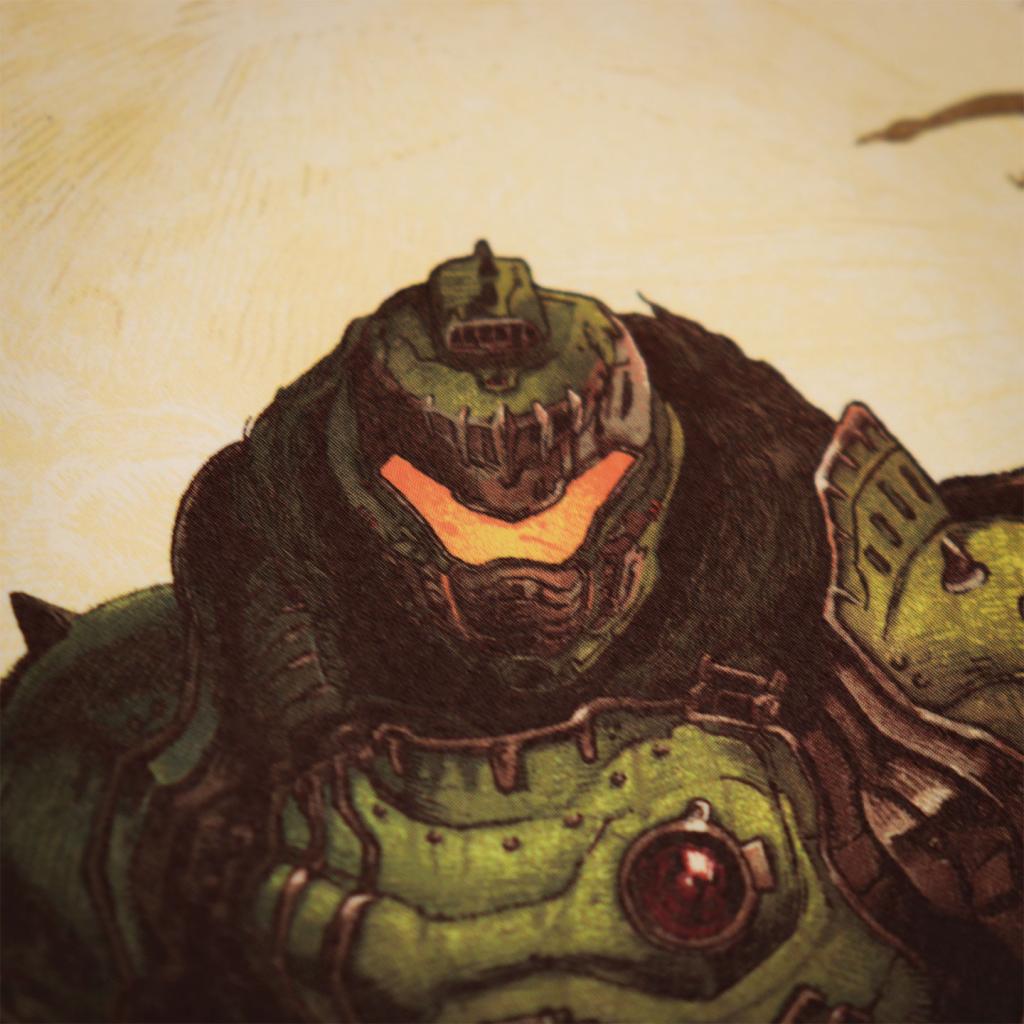 DOOM THE DARK AGES - 90 Years - Art Print - Edition Limitée