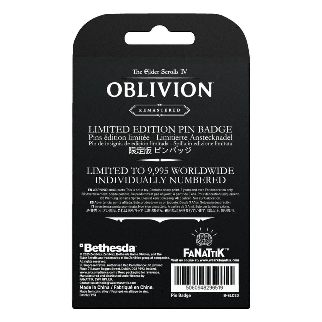 THE ELDER SCROLLS OBLIVION - Adoring Fan - Pin Badge Edition Limitée