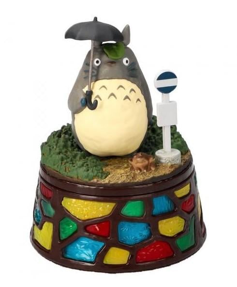 MON VOISIN TOTORO - Totoro arrêt de bus - Boite à Secrets 60X83X60mm