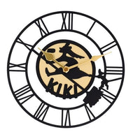 KIKI LA PETITE SORCIERE - Panneau de Kiki - Horloge 20x20x2.5cm
