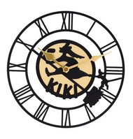 KIKI LA PETITE SORCIERE - Panneau de Kiki - Horloge 20x20x2.5cm