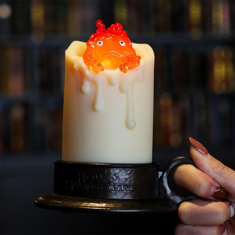 LE CHATEAU AMBULANT - Calcifer Bougie - Statuette 12.5cm