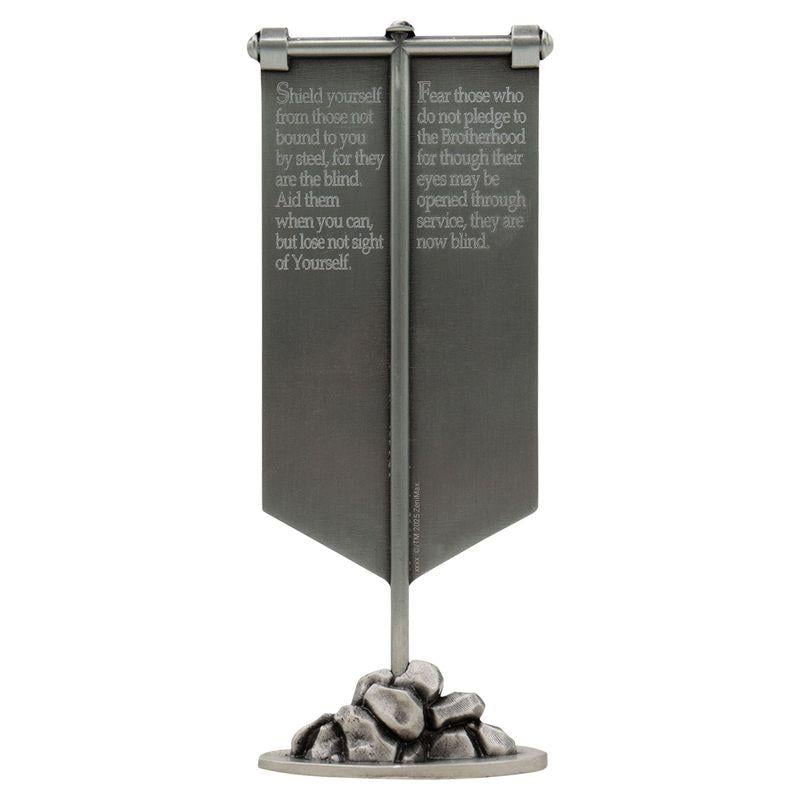 FALLOUT - Brotherhood of Steel Metal Banner - Replique Edition Limité