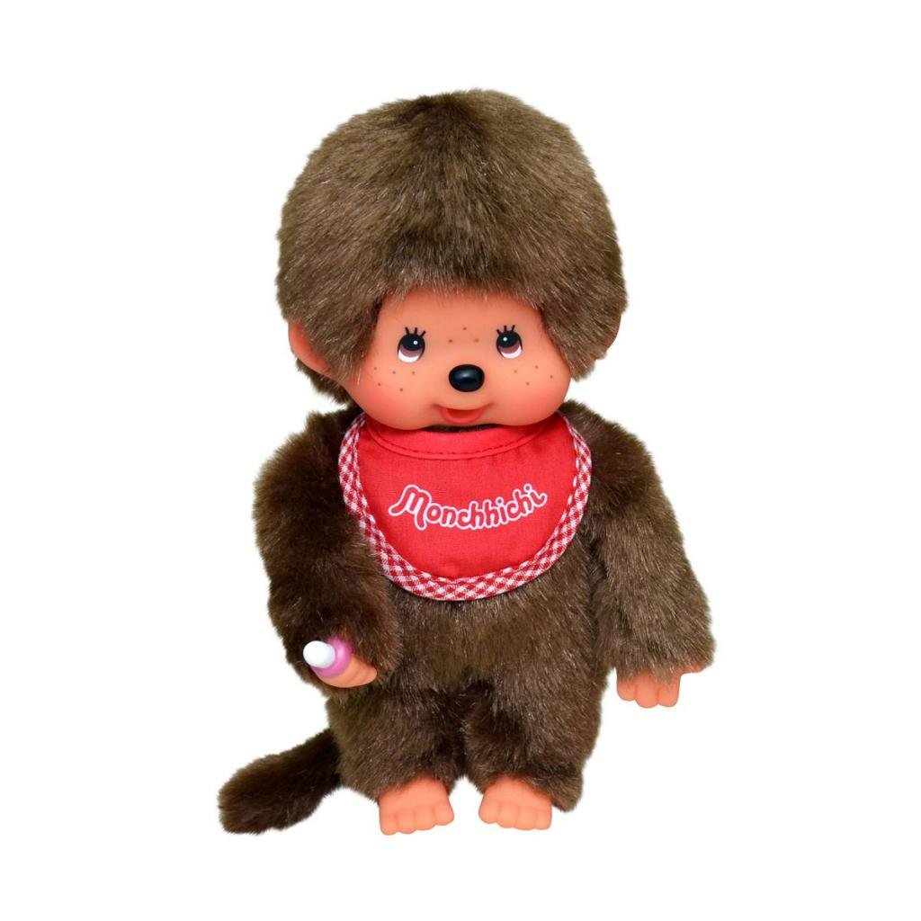 MONCHHICHI - Garçon Rouge - Peluche 20cm