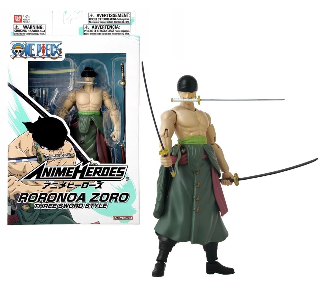 ONE PIECE - Roronoa Zoro Three Sword Style- Figurine Anime Heroes 17cm