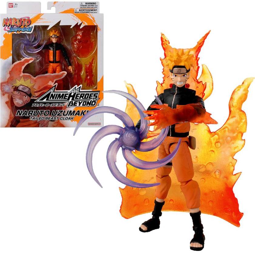 NARUTO - Naruto avec effet transf. - Figurine Anime Heroes Beyond 17cm