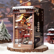 BOOK NOOK KIT - DIY - Murmures de neige à Kyoto- 286pc + Eclairage LED