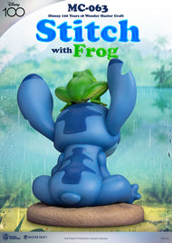 DISNEY 100E ANN. - Stitch avec Grenouille -Statuette Master Craft 34cm