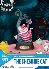 DISNEY - Chat du Cheshire  - Statuette Mini Diorama 10cm