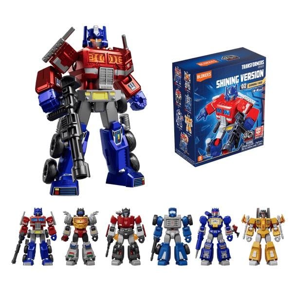 TRANSFORMERS - Shining Version 02 - Model Kit Blokees Display 6 pc