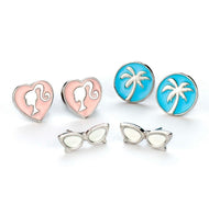 BARBIE - Set de 3 Paires de Boucles d'Oreilles