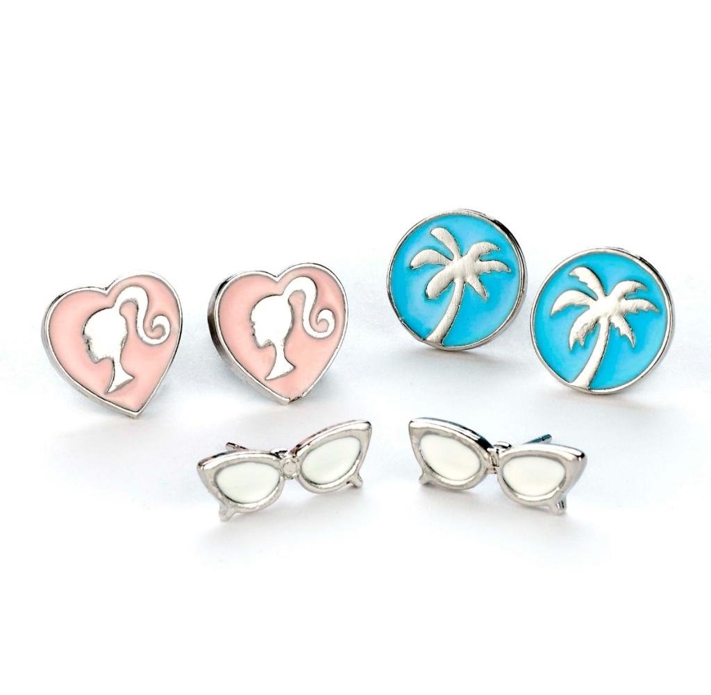 BARBIE - Set de 3 Paires de Boucles d'Oreilles