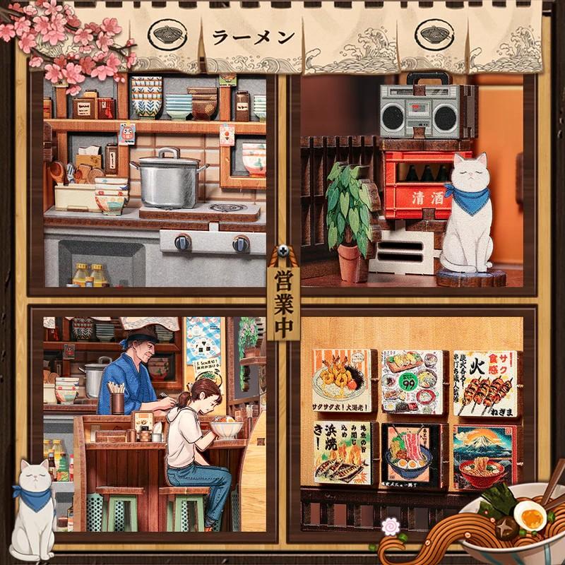 BOOK NOOK KIT - DIY - Oishii Kyoto - 175pc + Eclairage LED
