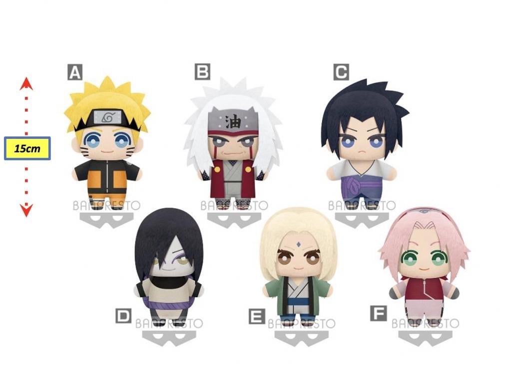 NARUTO SHIPPUDEN - Tomonui Plush vol 1 - Assortiment 9 Peluche 15cm