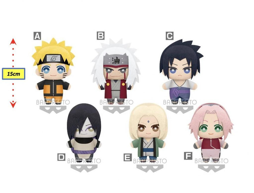 NARUTO SHIPPUDEN - Tomonui Plush vol 1 - Assortiment 9 Peluche 15cm