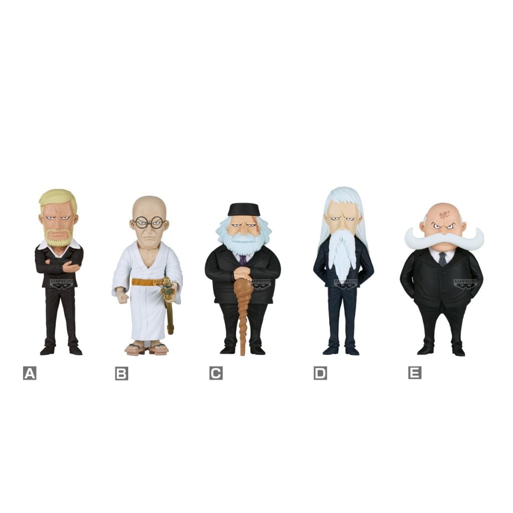 ONE PIECE - WCF Five Elders - Assortiments 12 Figurine 7cm