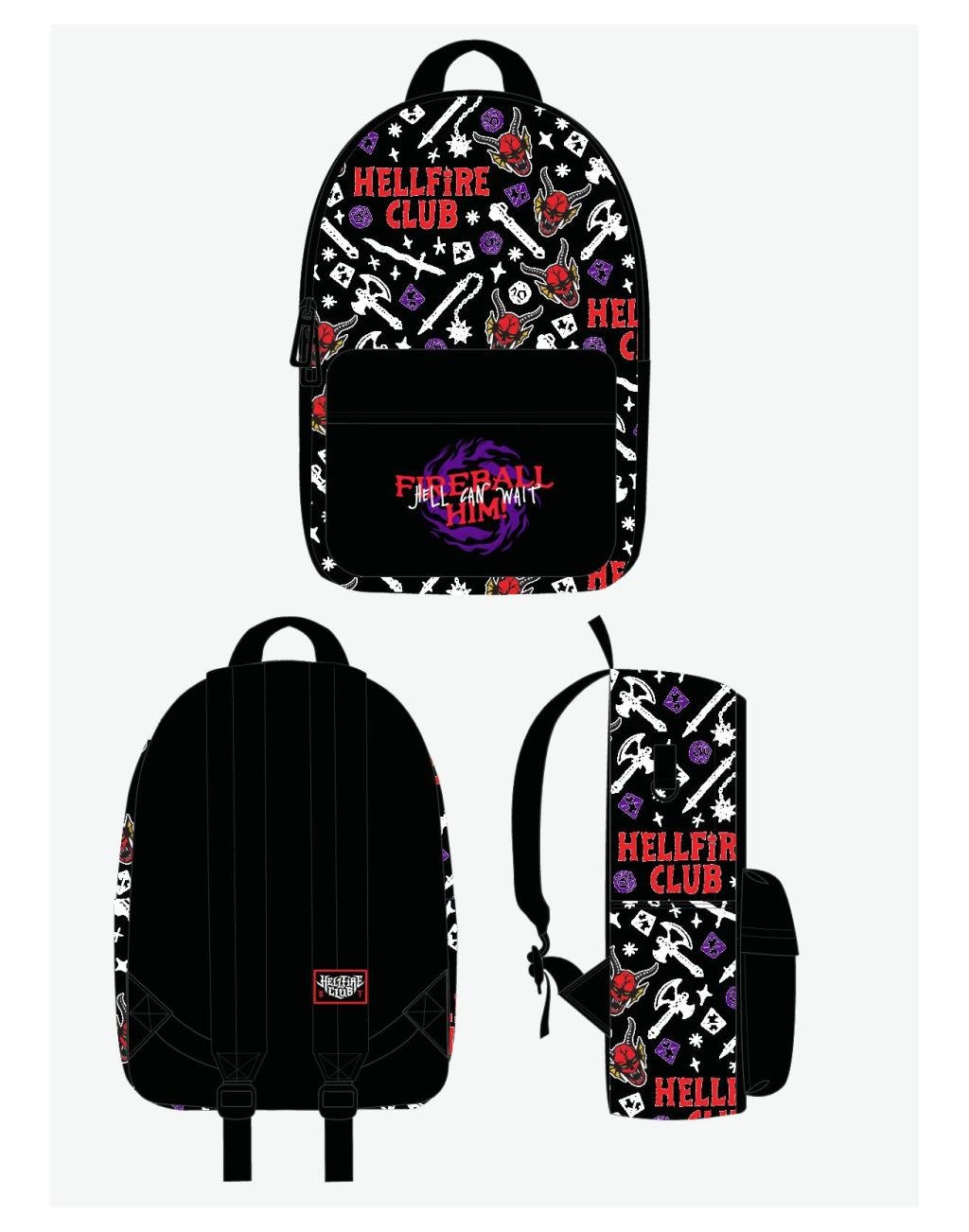 STRANGER THINGS - Fireball Him! - Sac à Dos Basic