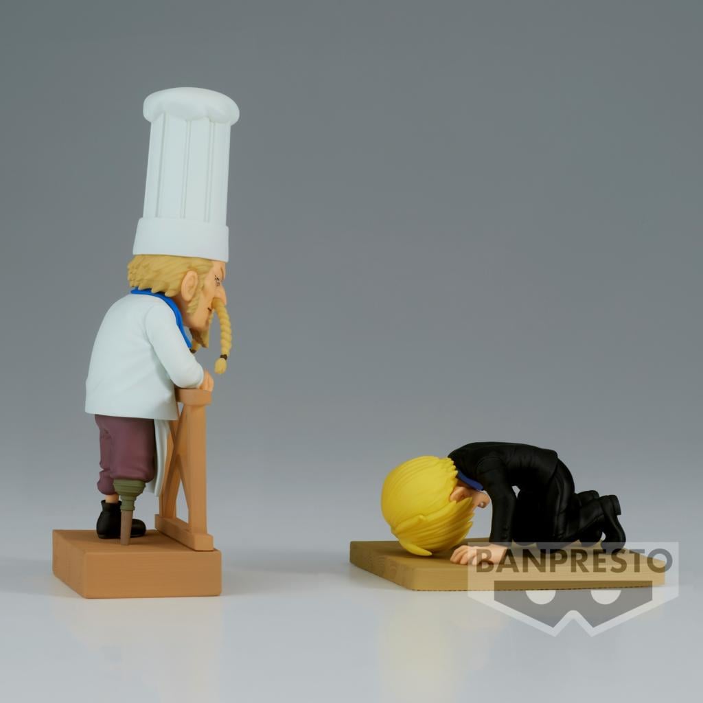 ONE PIECE - Sanji & Zeff - Figurine WCF Log Stories 8cm