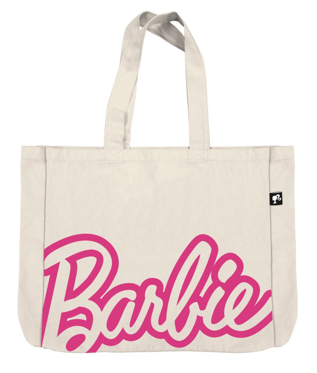 BARBIE - Logo - Grand Sac en Toile - 46x40,5x10cm