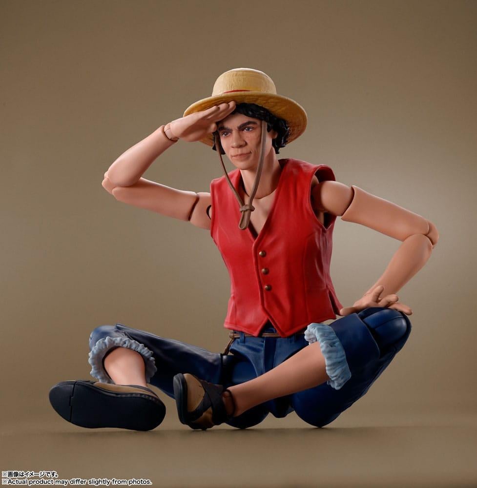 ONE PIECE NETFLIX - Monkey D.Luffy - Figurine S.H. Figuarts 14cm