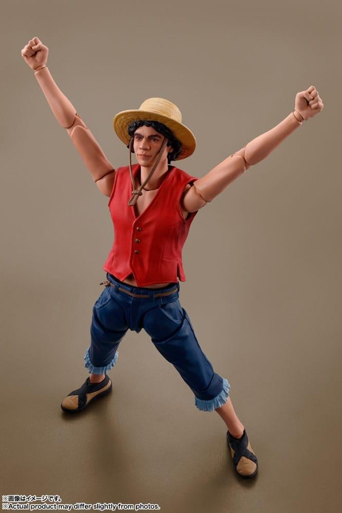 ONE PIECE NETFLIX - Monkey D.Luffy - Figurine S.H. Figuarts 14cm
