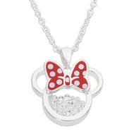 MINNIE - Collier Anniversaire en Laiton Plaqué Argent - Avril