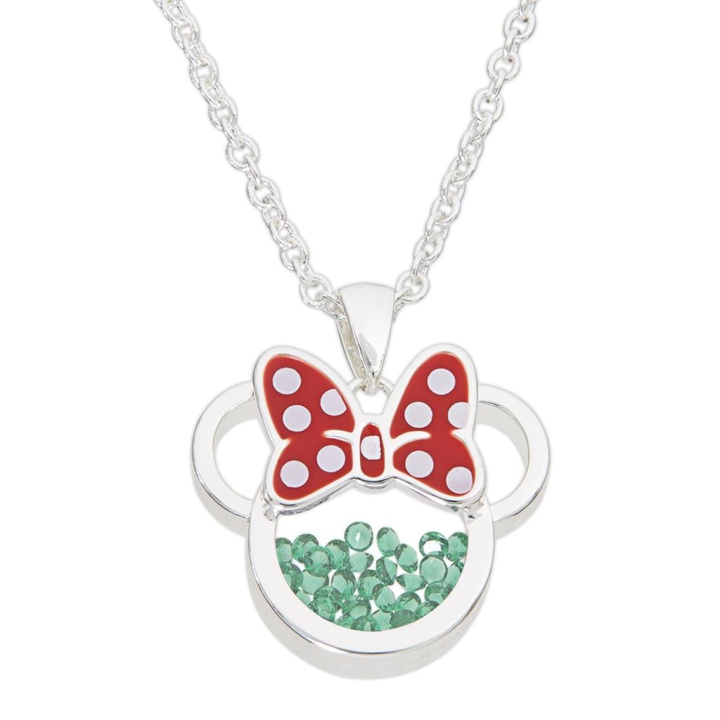 MINNIE - Collier Anniversaire en Laiton Plaqué Argent - Mai