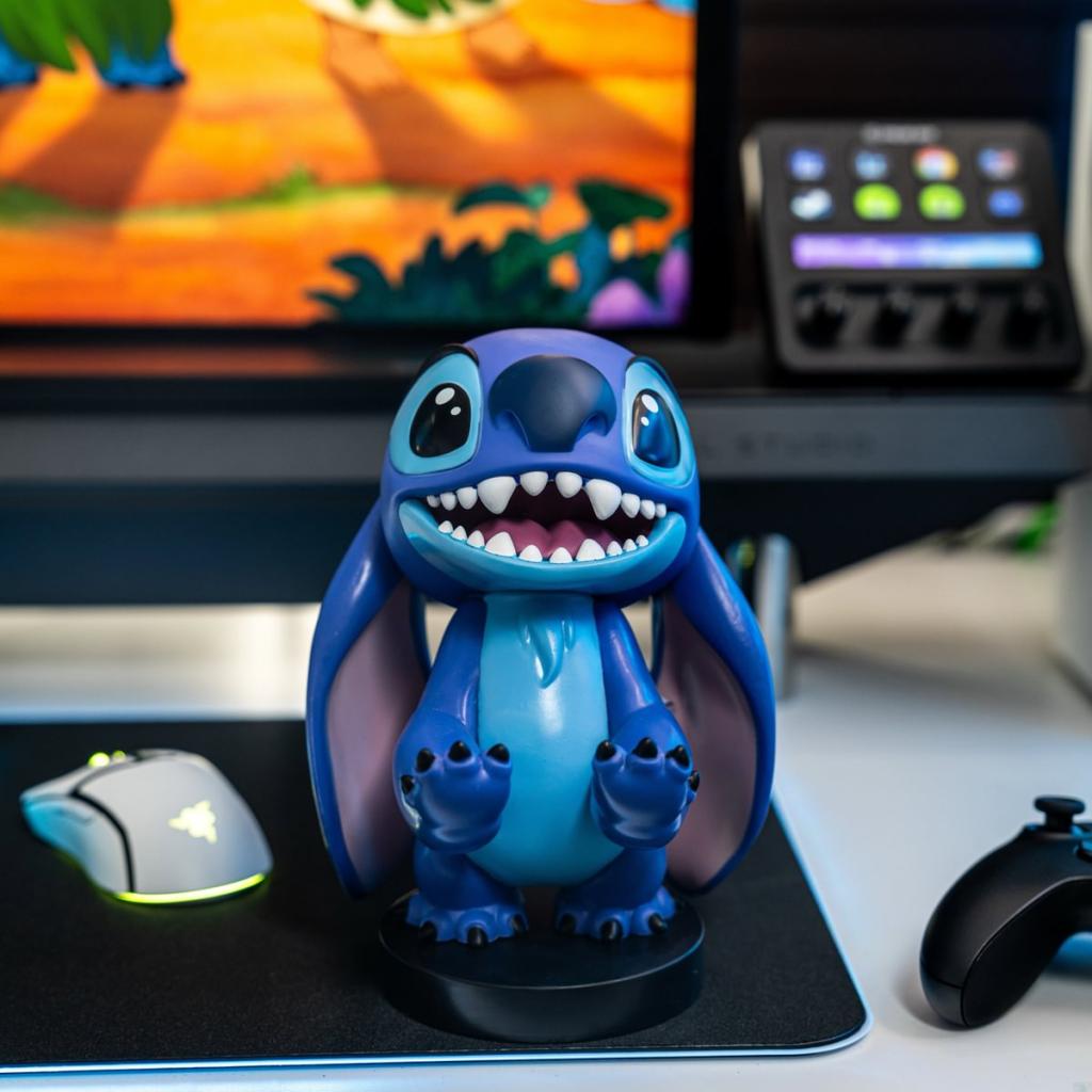 STITCH - Smiley - Support Manette & Portable - 20cm