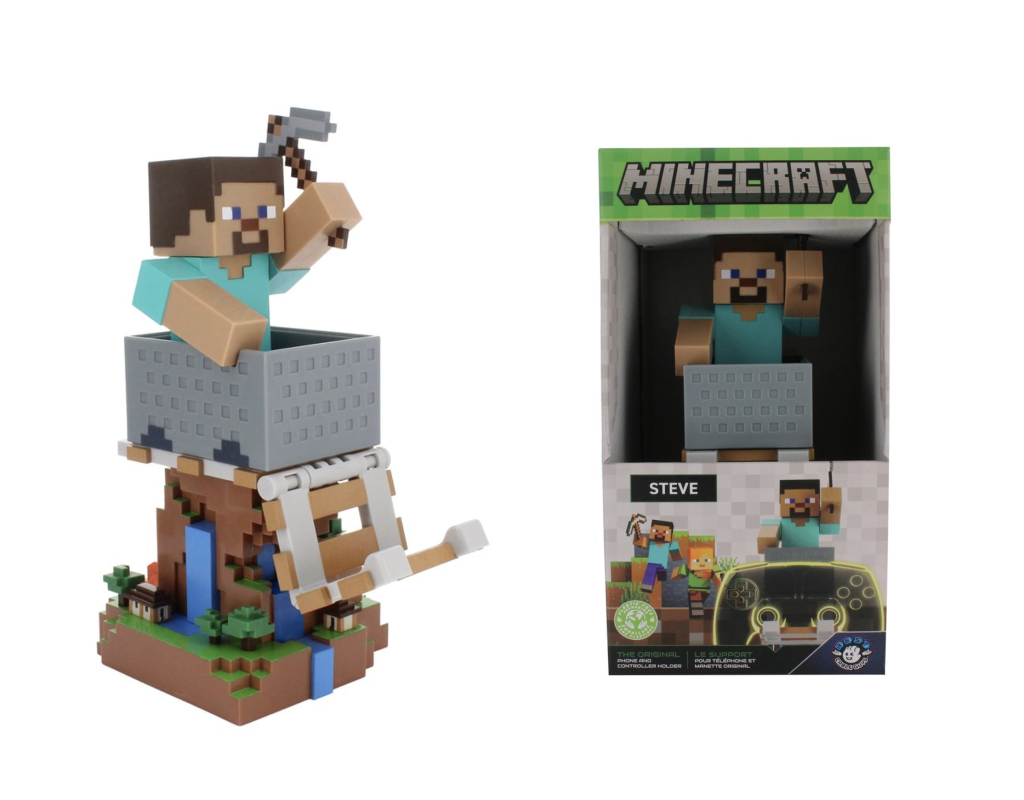 MINECRAFT - Steeve - Support Manette & Portable - 20cm