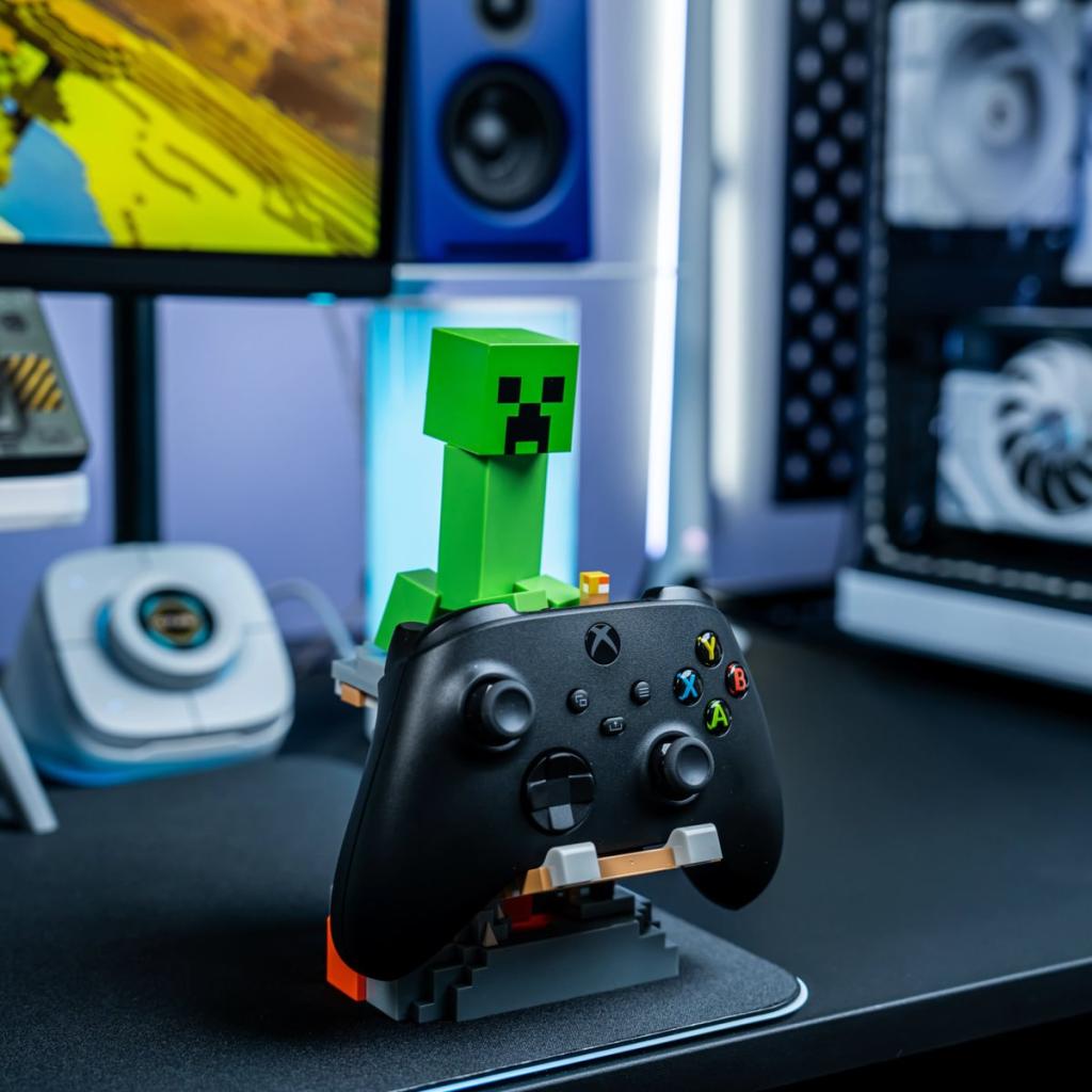 MINECRAFT - Creeper - Support Manette & Portable - 20cm