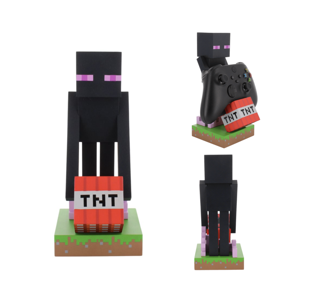 MINECRAFT - Enderman - Support Manette & Portable - 20cm