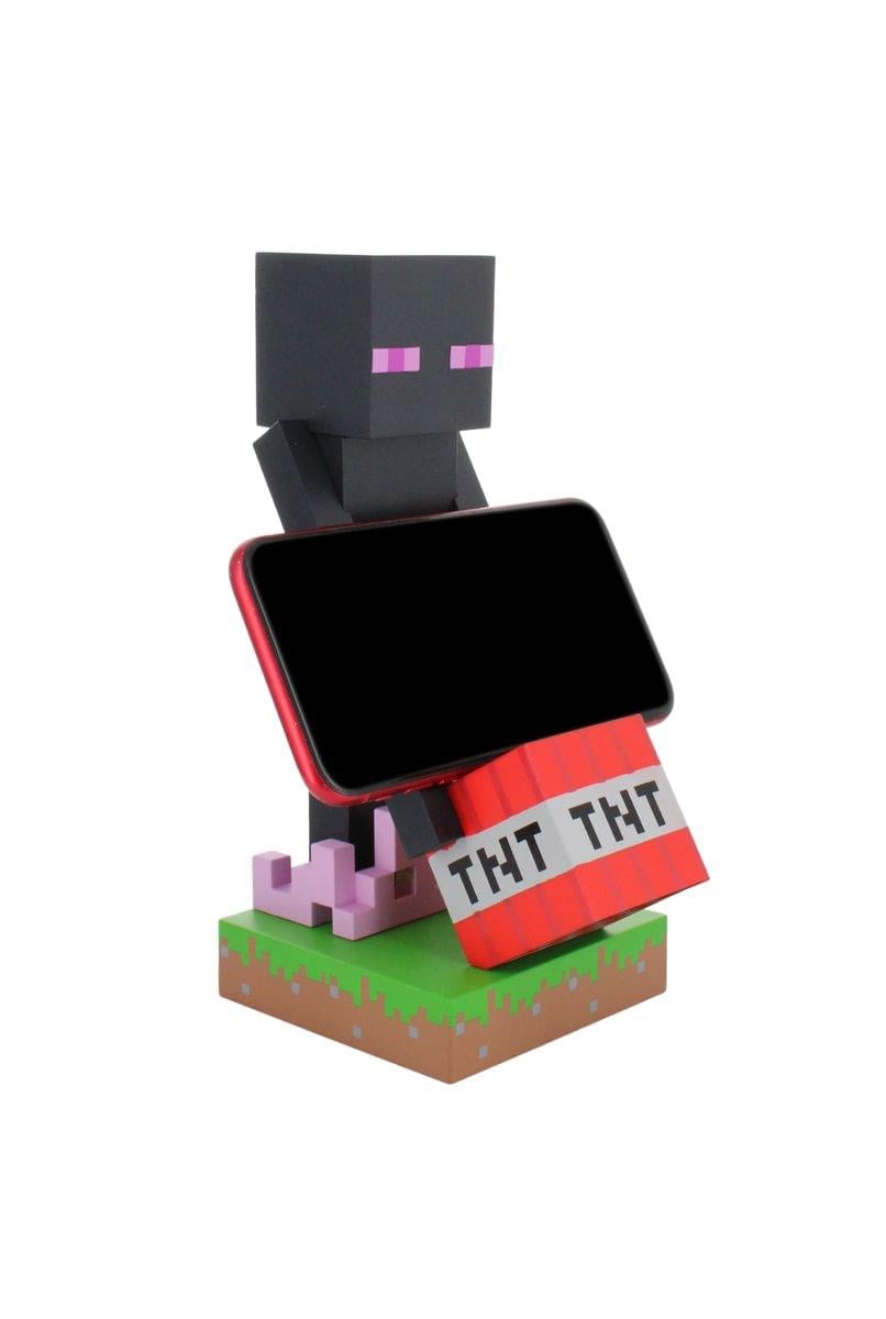 MINECRAFT - Enderman - Support Manette & Portable - 20cm