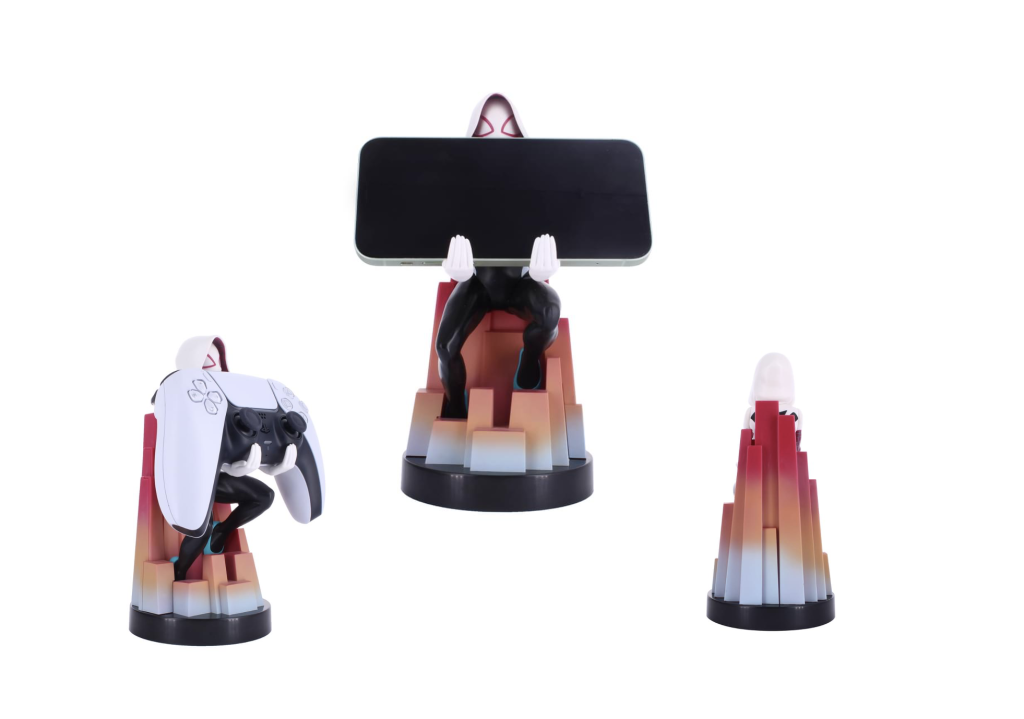 SPIDER-MAN - Ghost-Spider - Support Manette & Portable - 20cm