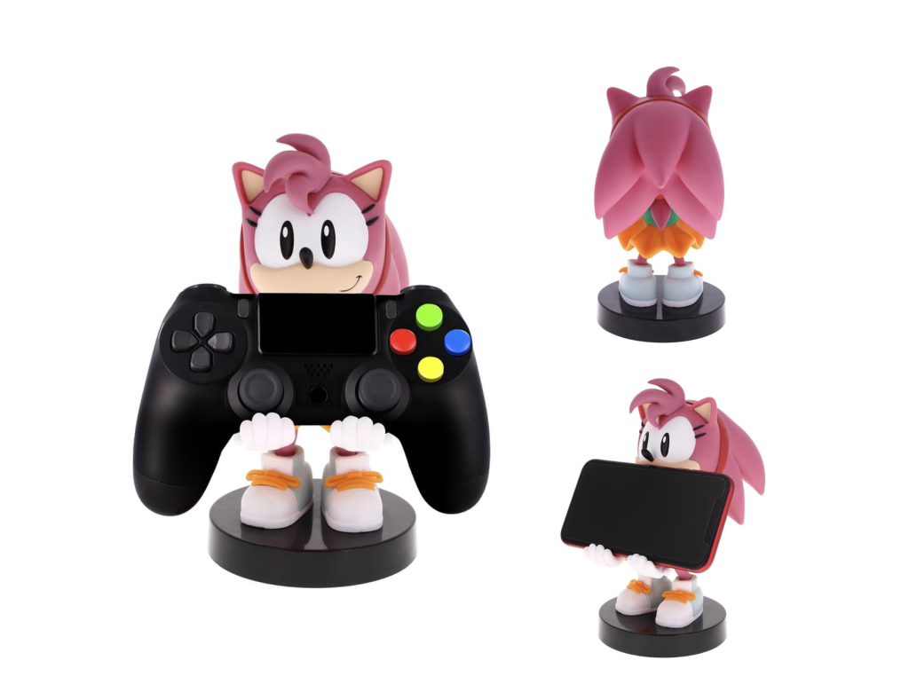 SONIC - Amy Rose - Support Manette & Portable - 20cm