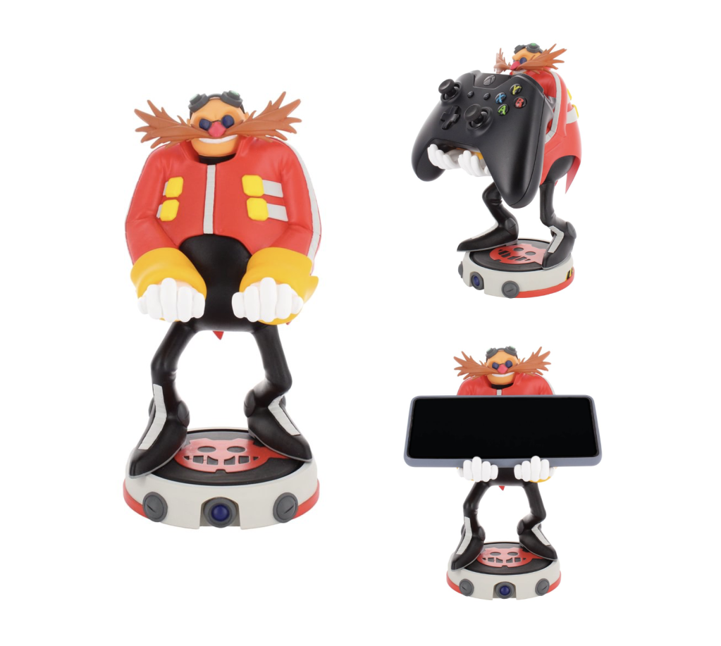 SONIC - Dr Eggman - Support Manette & Portable - 20cm