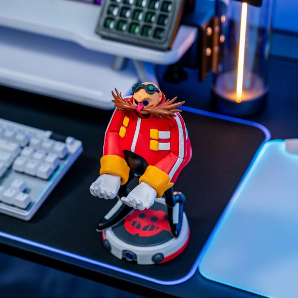 SONIC - Dr Eggman - Support Manette & Portable - 20cm