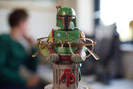 MANDALORIAN - Boba Fett - Support Manette & Portable - 20cm