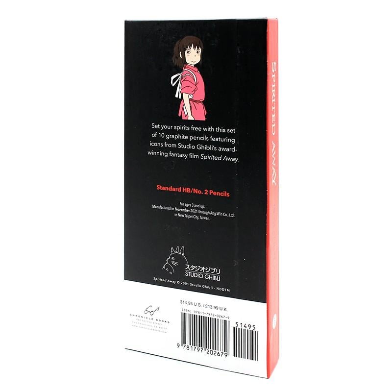 STUDIO GHIBLI - Le voyage de Chihiro - Set de crayons à papier