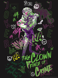 BATMAN - The Clown prince of crime - Golden Poster 30x40cm