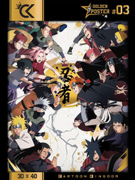 NARUTO SHIPPUDEN - Golden Poster 30x40cm