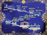 SAINT SEIYA - 12 Maisons Chevaliers D'Or - Golden Poster 30x40cm