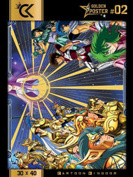 SAINT SEIYA - Golden Poster 30x40cm